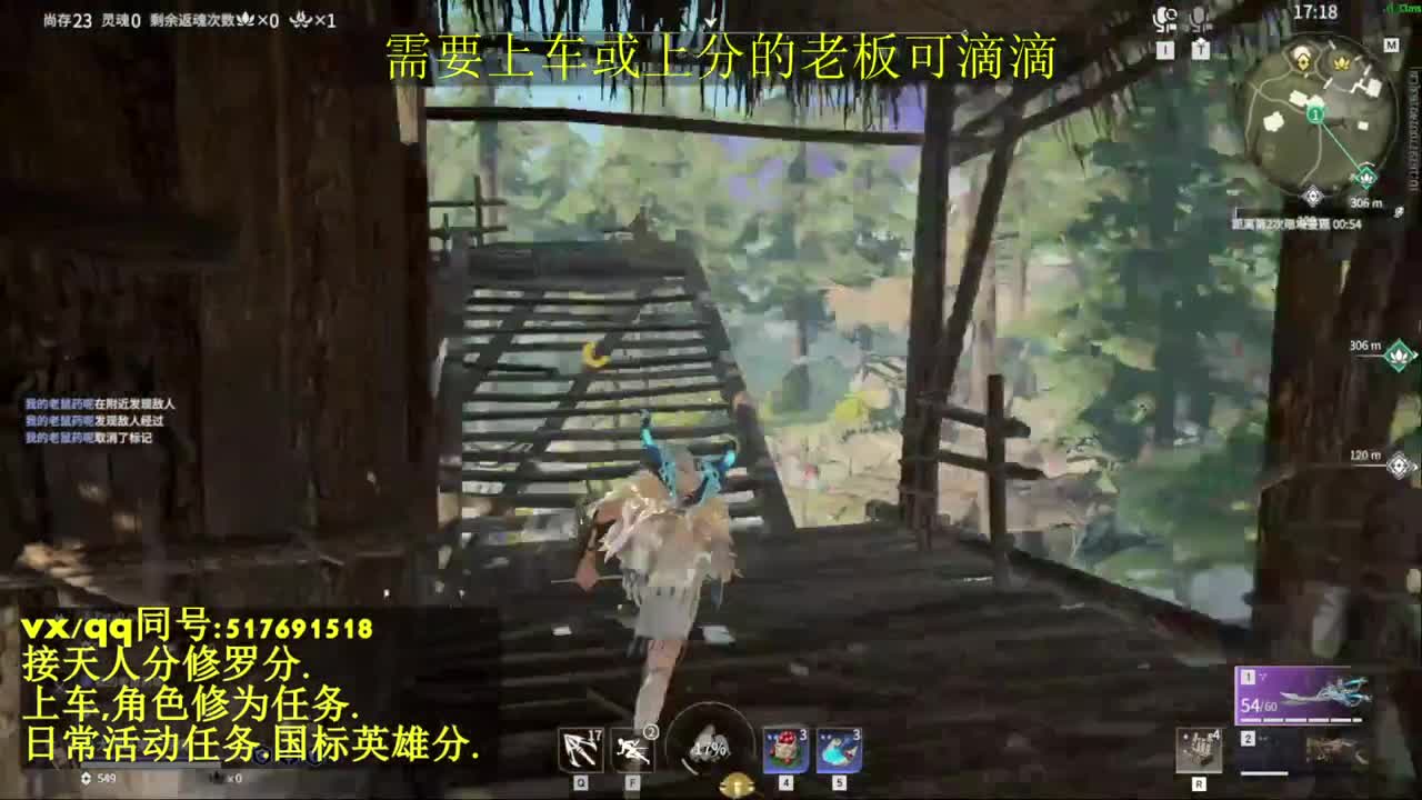 无双天人榜接上分,上车.天人.修为.日常 第2段