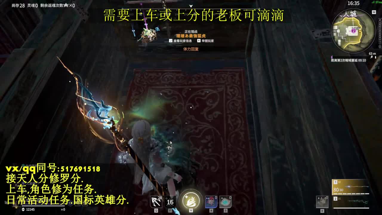 无双天人榜接上分,上车.天人.修为.日常