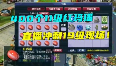 梦幻西游：史无前例！400颗11级红玛瑙冲刺19级，总成本超28万！