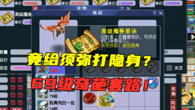 梦幻西游：奇葩套路？竟给须弥打隐身？敢这么玩的，全服没几个！