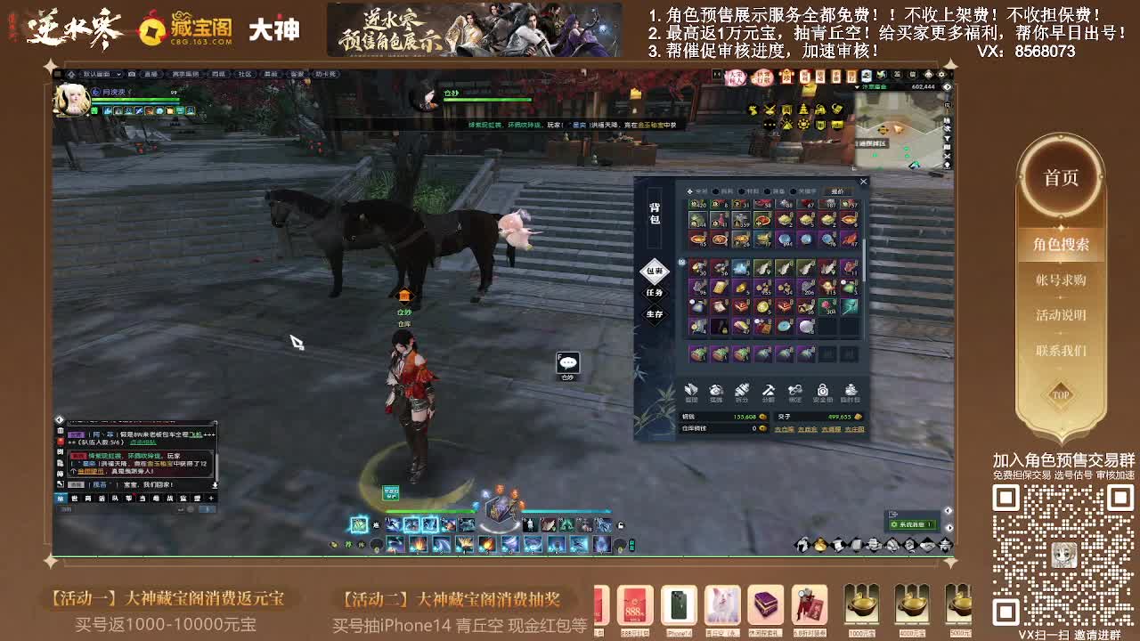 大神藏宝阁免费预售账号 第1段