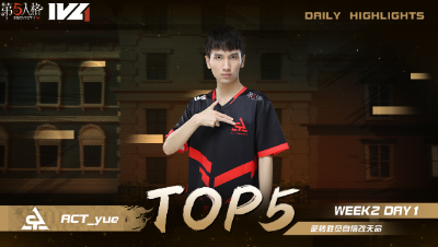 【2022IVL】秋季赛常规赛 W2D1 TOP5