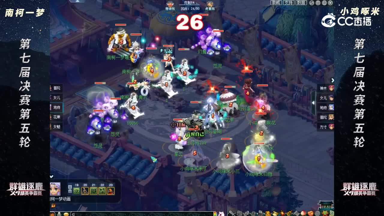 【2022群雄逐鹿】第七届决赛第五轮：南柯一梦 VS 小鸡啄米【CC情报站】