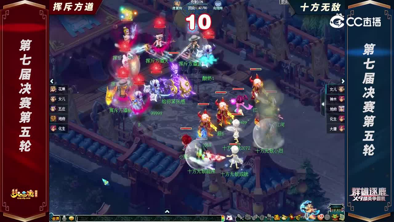 【2022群雄逐鹿】第七届天元组决赛第五轮：十方无敌VS挥斥方遒【CC情报站】