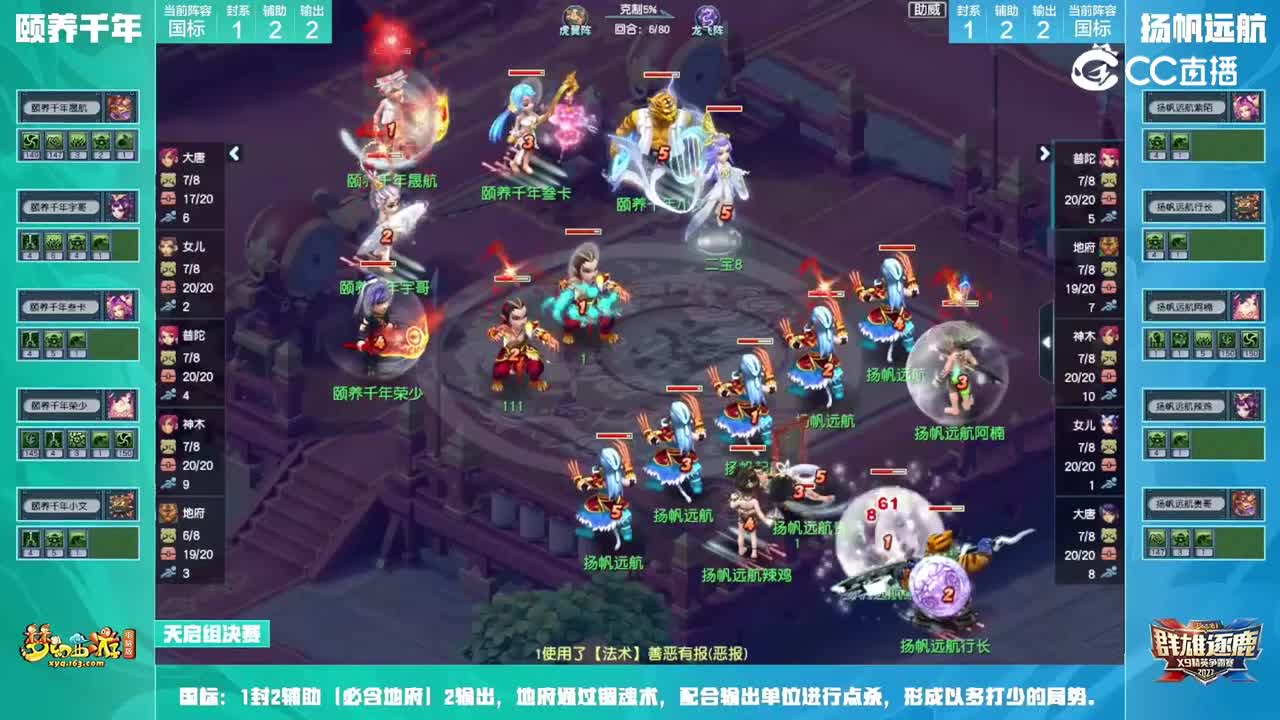 【2022群雄逐鹿】第七届天启组总决赛：扬帆远航VS颐养千年【CC情报站】