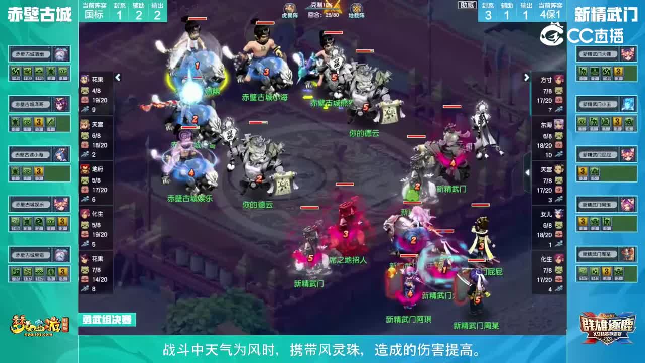 【2022群雄逐鹿】第七届勇武组总决赛：新精武门VS赤壁古城【CC情报站】