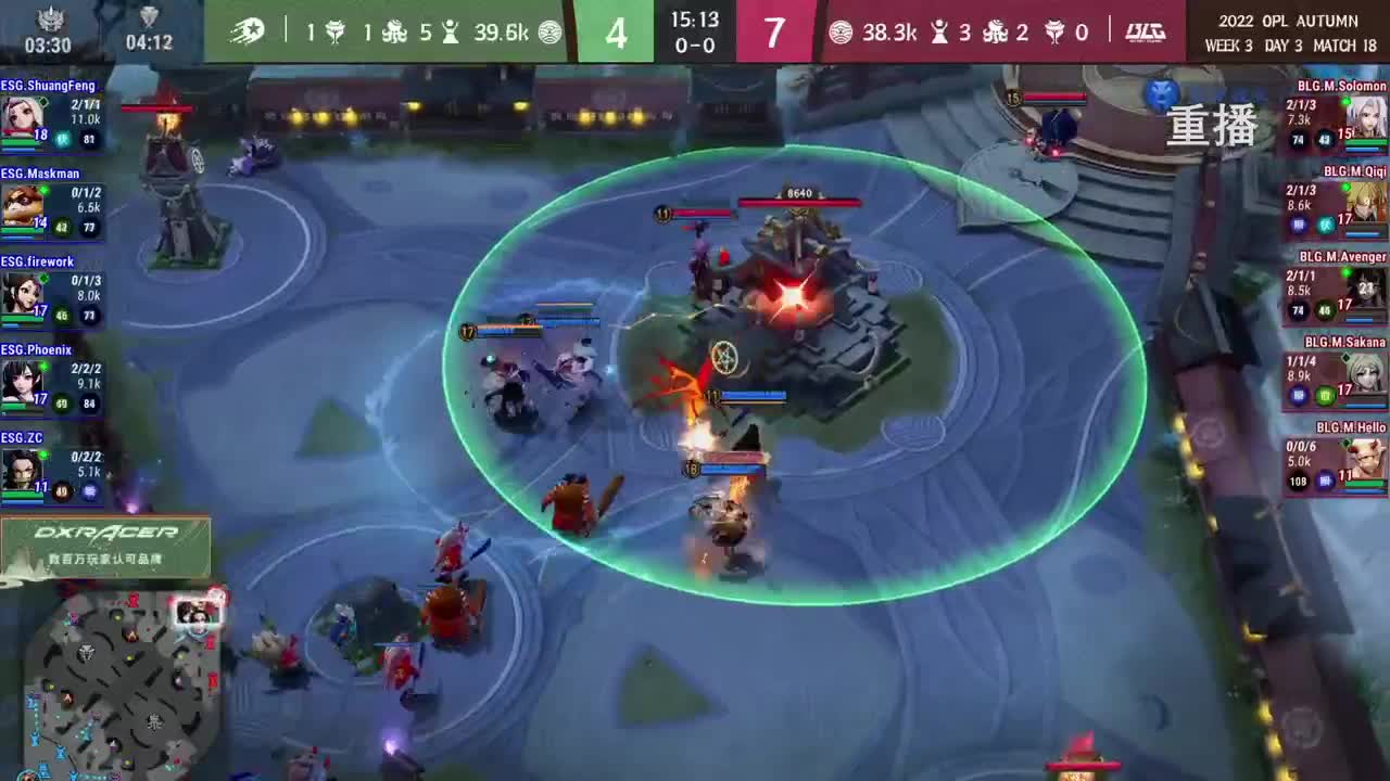 2022OPL秋季赛 第1段