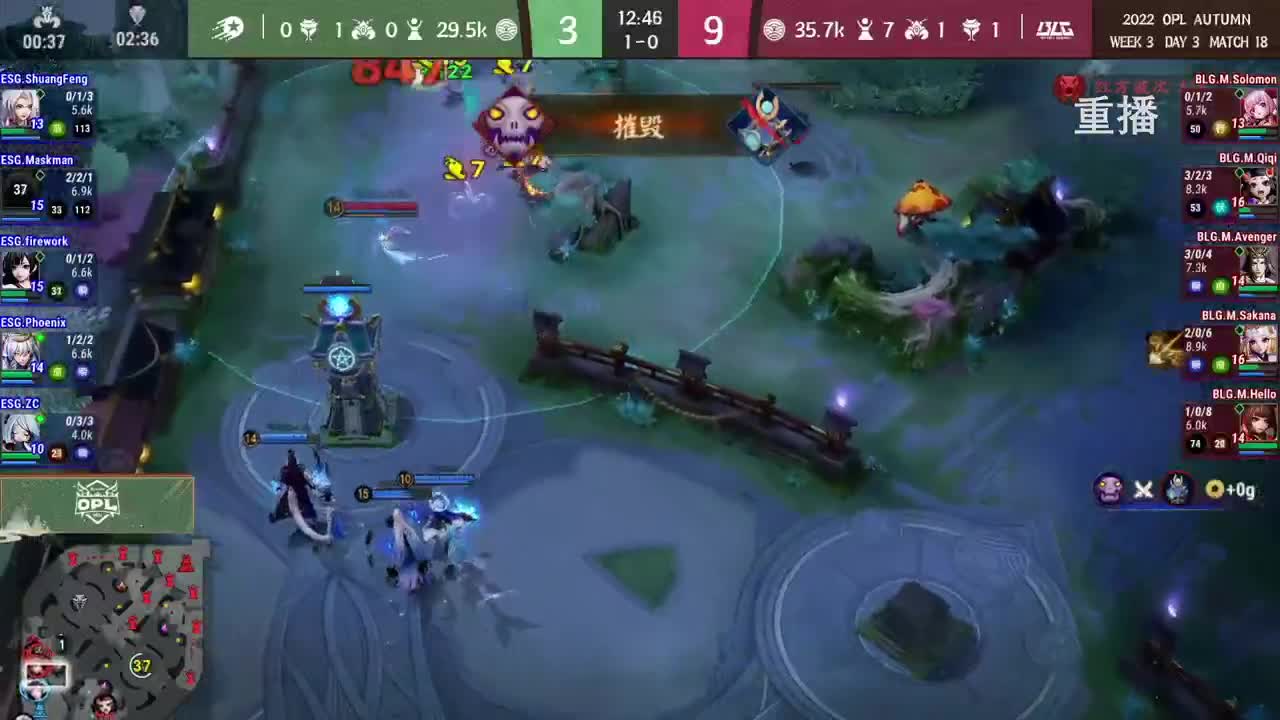 2022OPL秋季赛 第2段