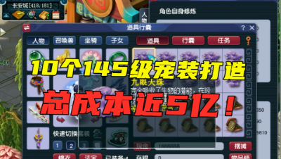 梦幻西游：最顶级的宠装打造