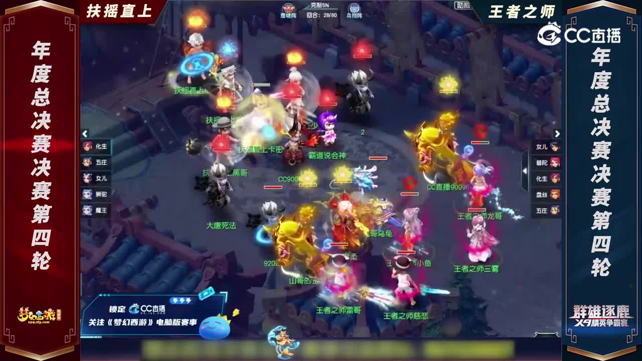 【2022年度群雄逐鹿总决赛】天元组决赛第四轮：王者之师VS扶摇直上【CC情报站】