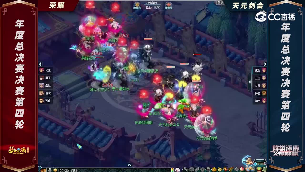 【2022年度群雄逐鹿总决赛】天元组决赛第四轮：天元剑会VS荣耀【CC情报站】