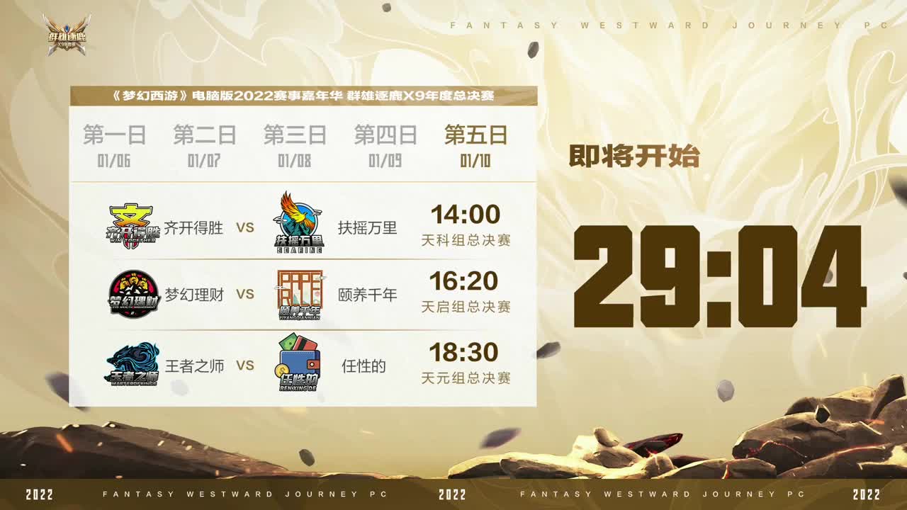 赛事嘉年华-群雄逐鹿年度总决赛 第1段