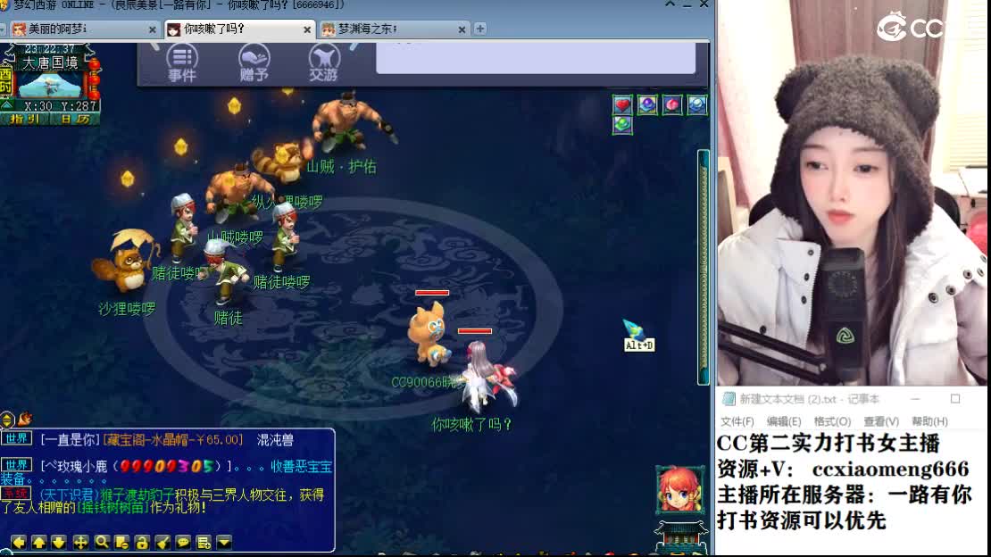 CC第二实力打书女主播 第8段