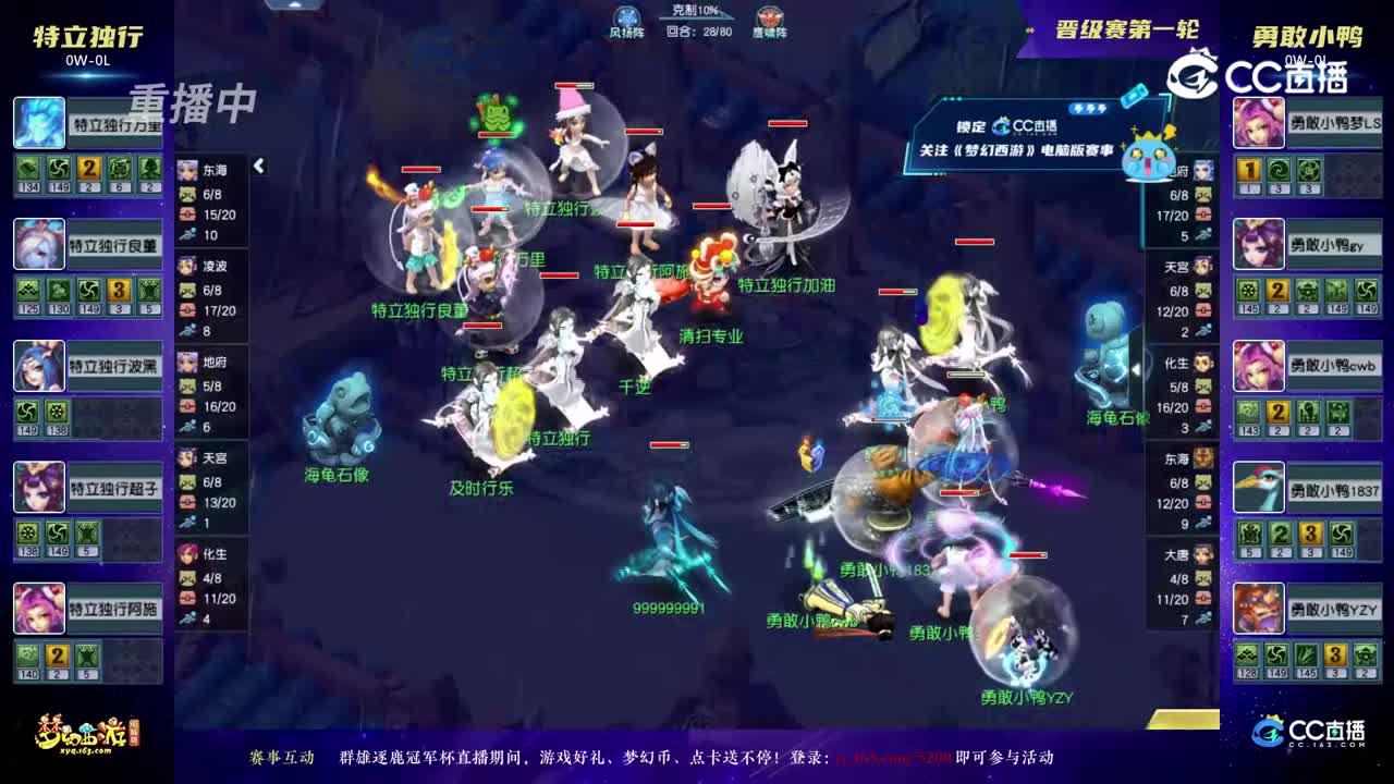 【2023群雄逐鹿冠军杯】神威组晋级赛第一轮：勇敢小鸭VS特立独行【CC情报站】