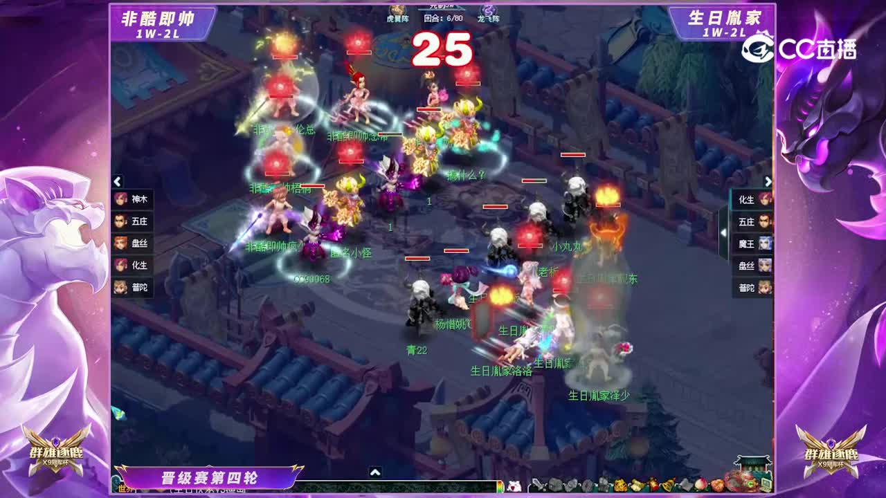 【2023群雄逐鹿冠军杯】天元组晋级赛第四轮：生日胤家VS非酷即帅【CC情报站】