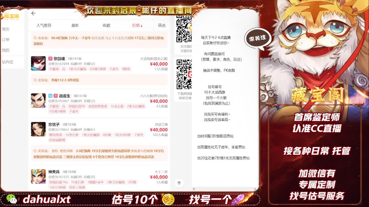 藏宝阁估号找号 第5段