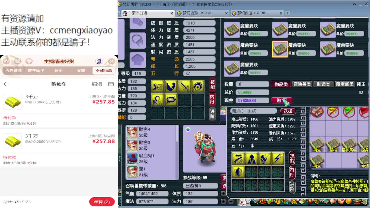 梦逍遥打书炼妖估价装备鉴定 第6段