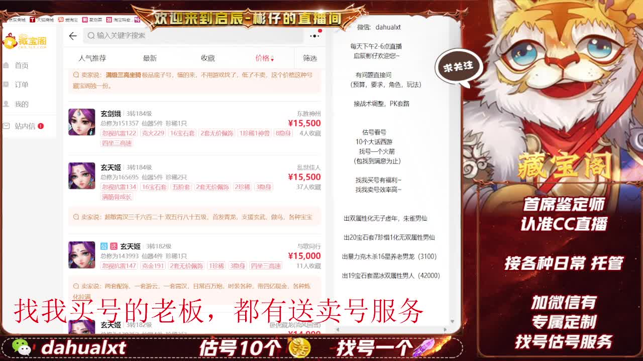 藏宝阁看号估号 第3段