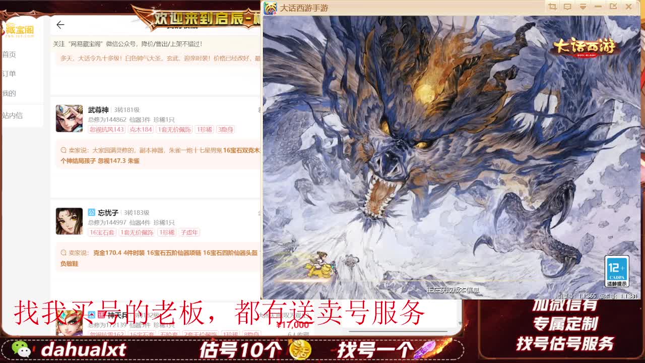 藏宝阁看号估号 第6段