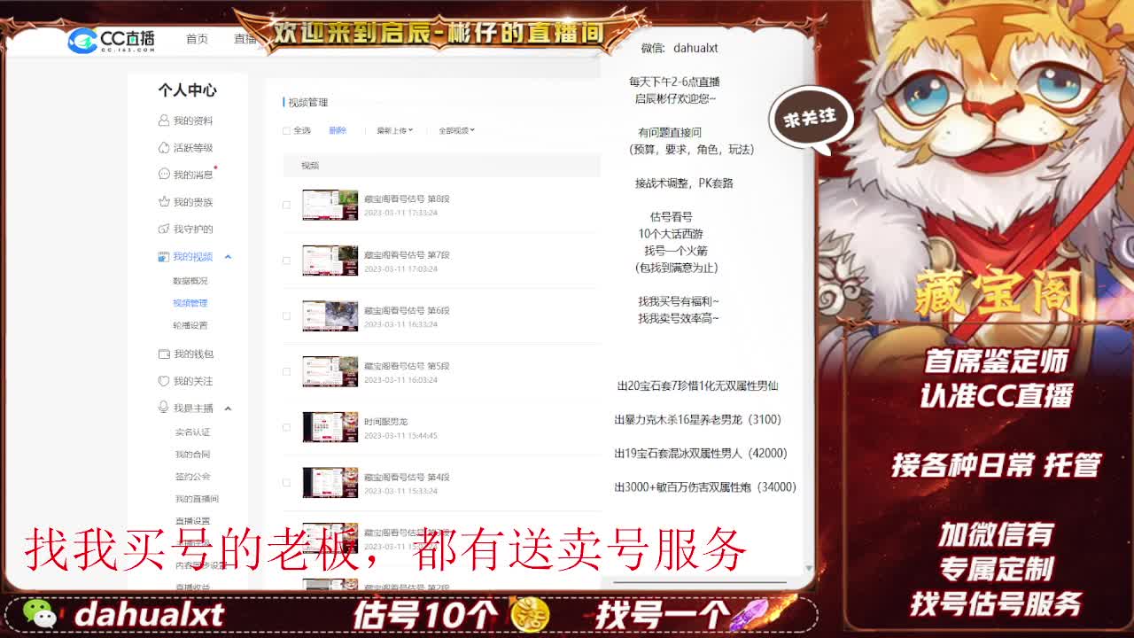 藏宝阁看号估号 第3段