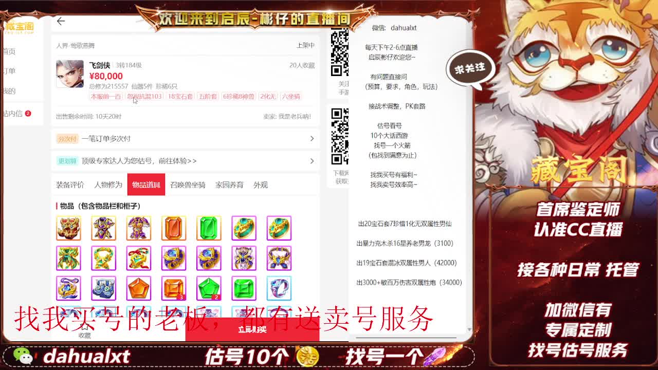藏宝阁看号估号 第1段