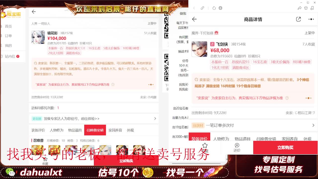 藏宝阁看号估号 第2段