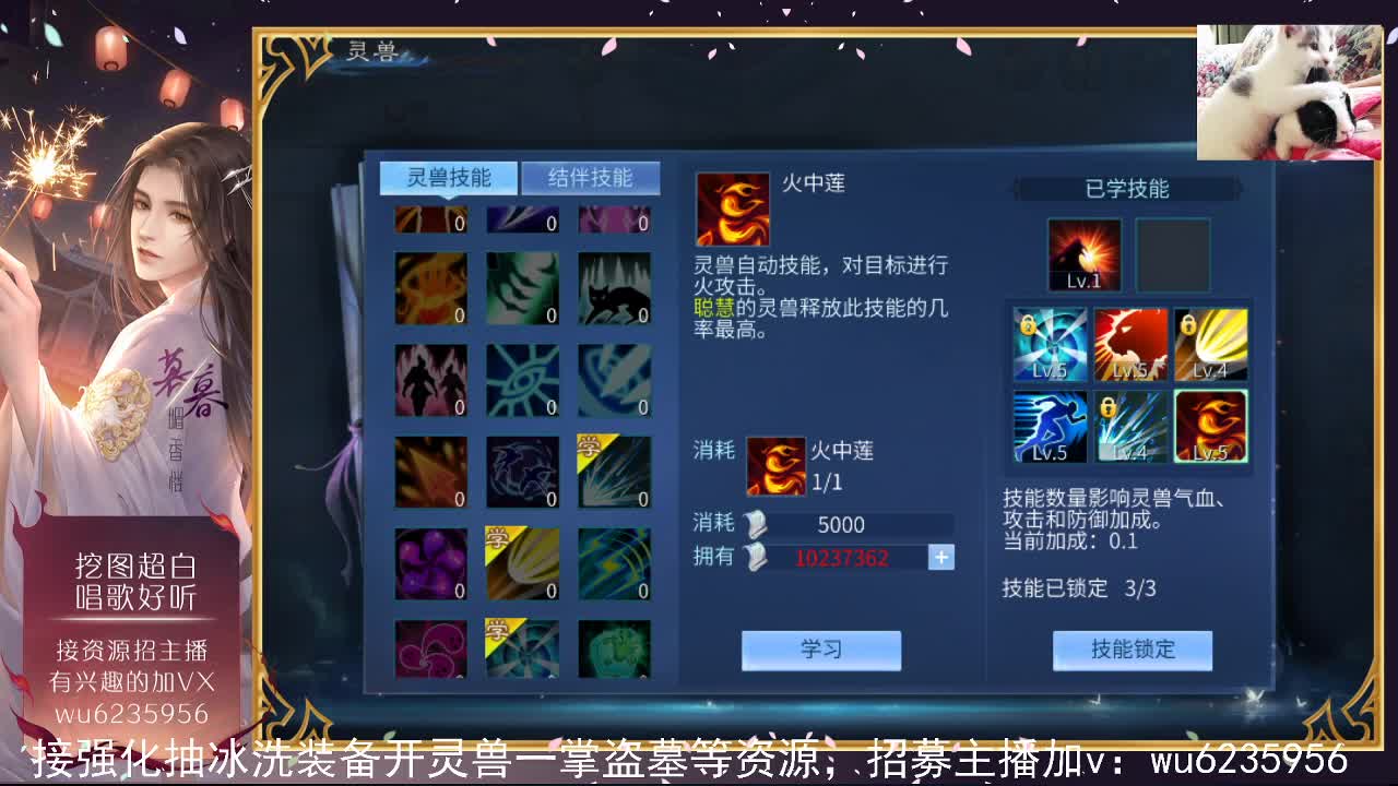 资源超白，唱歌还行~ 第1段