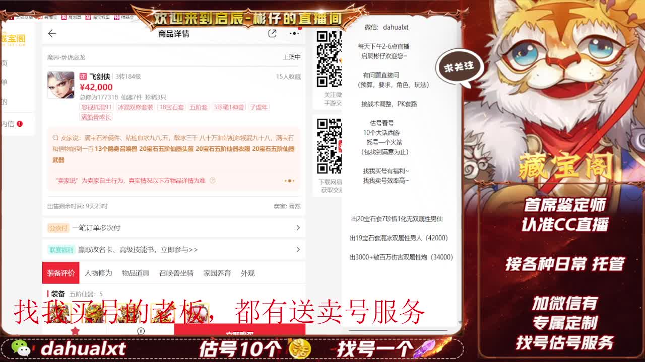 藏宝阁看号估号 第1段