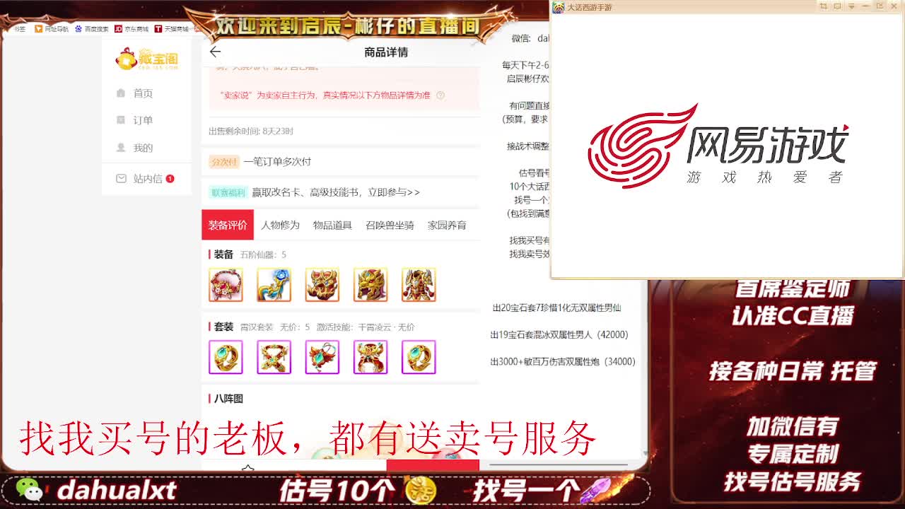 藏宝阁看号估号 第2段