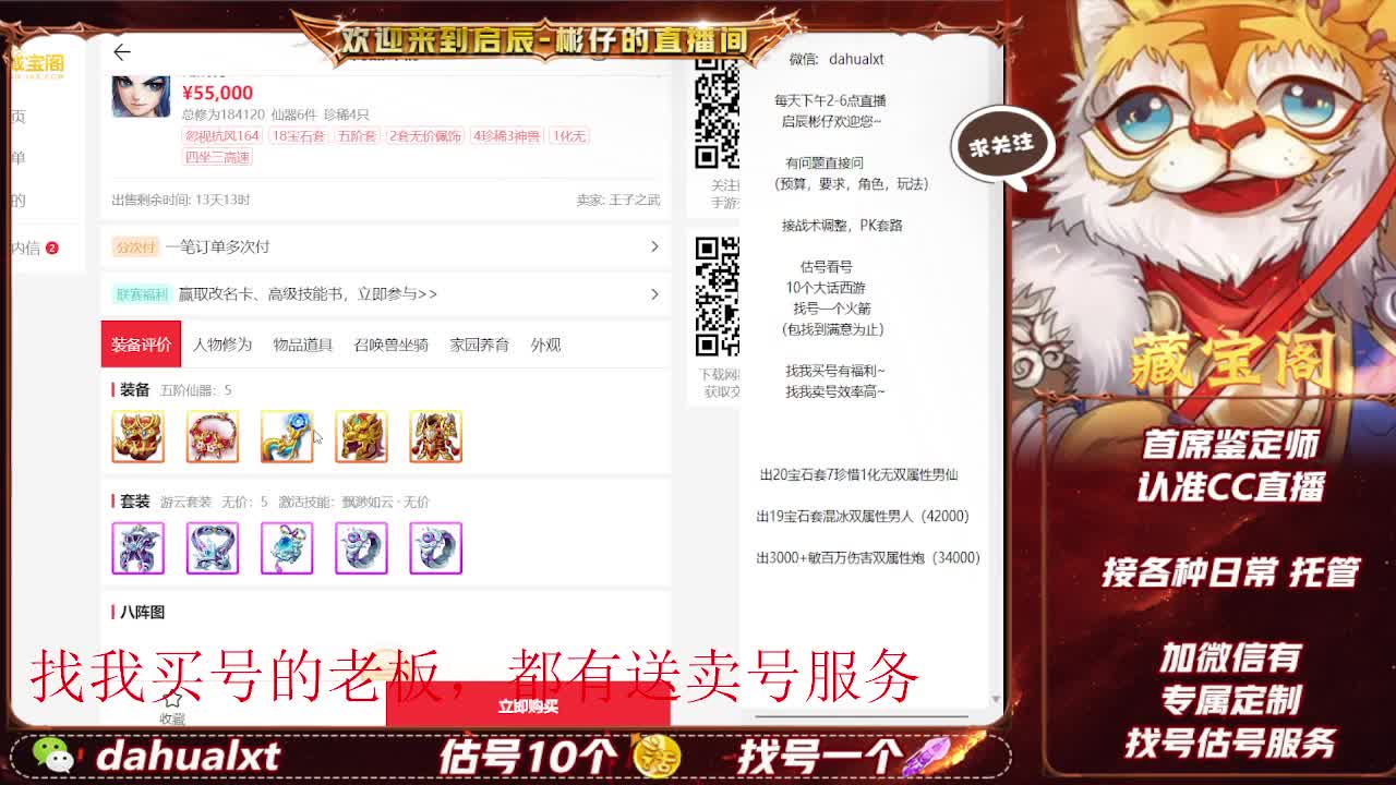 藏宝阁看号估号 第8段