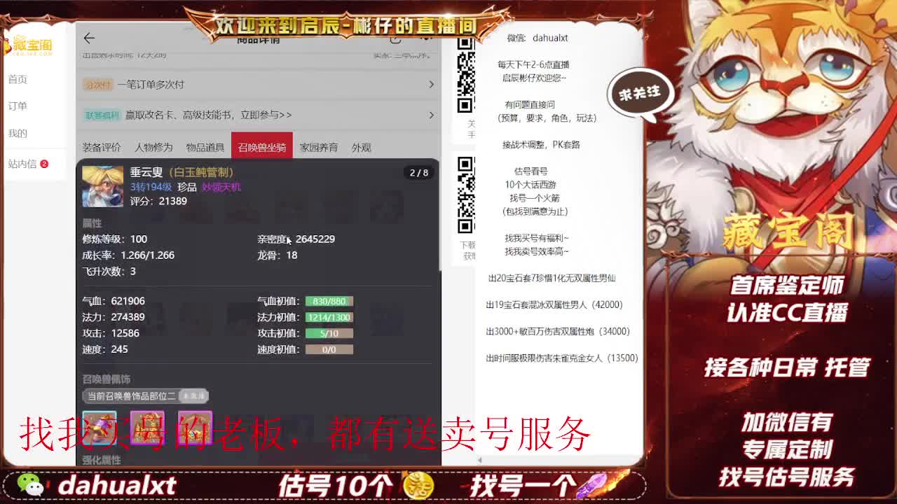 藏宝阁找号估号 第3段