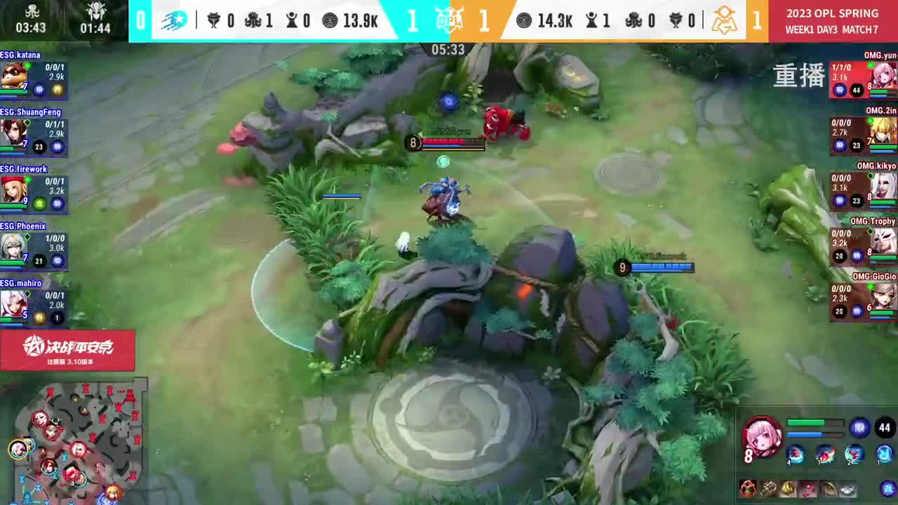 平安京OPL春季赛 第3段