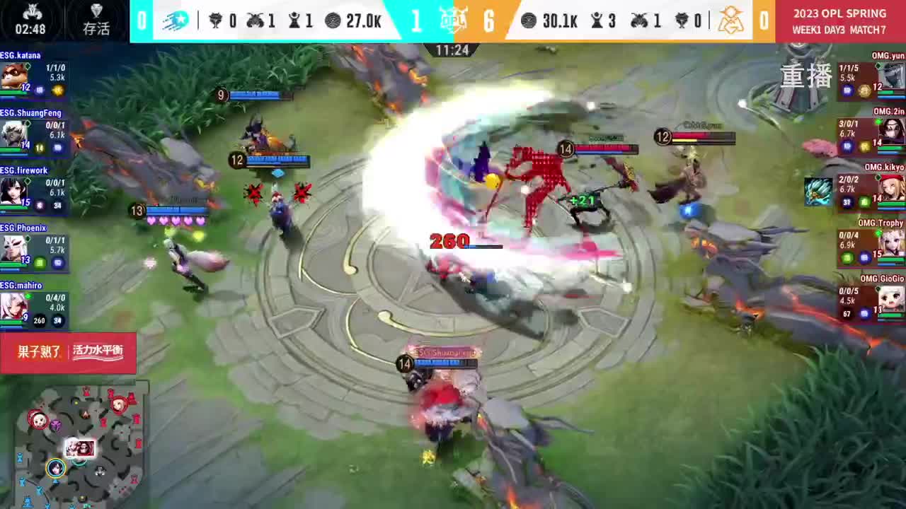 平安京OPL春季赛 第2段