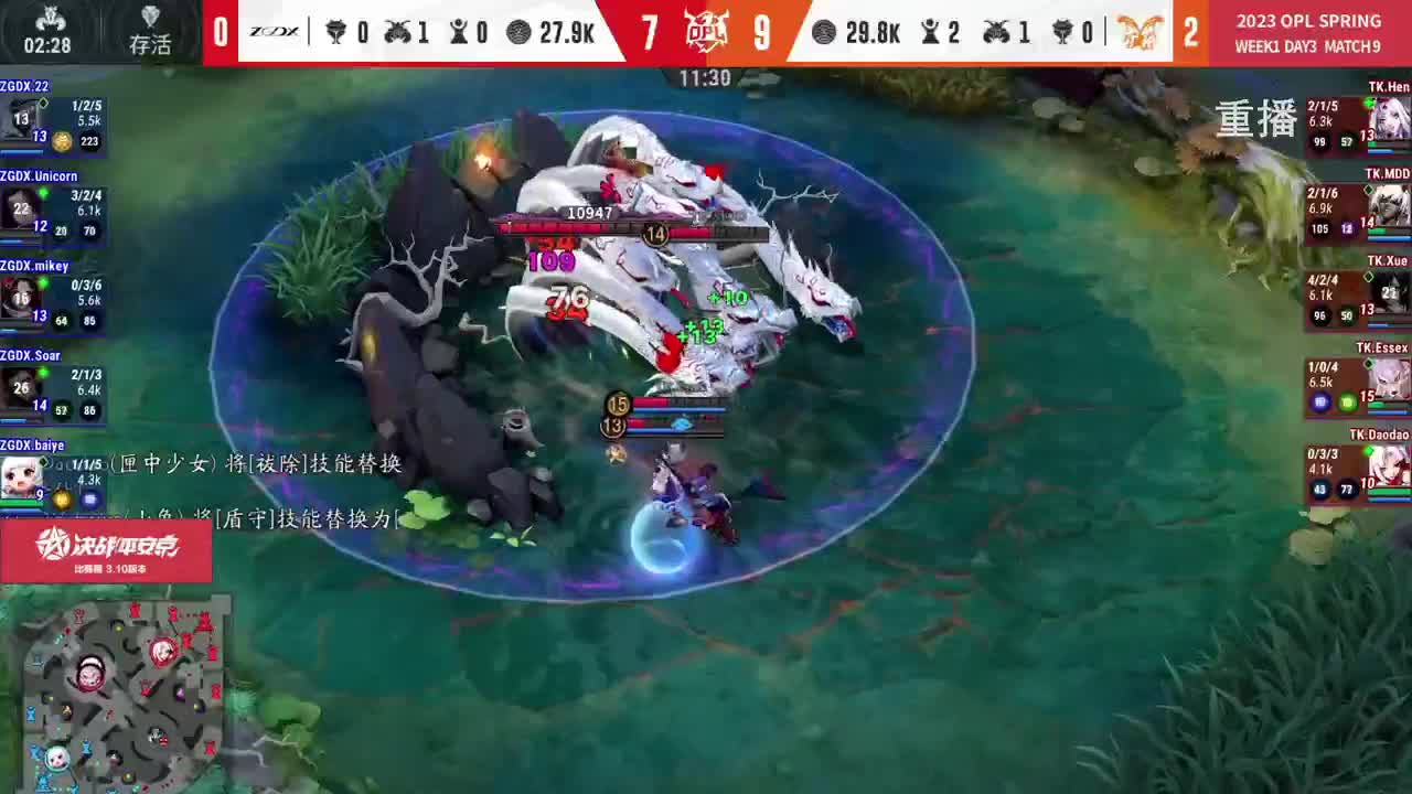 平安京OPL春季赛 第13段