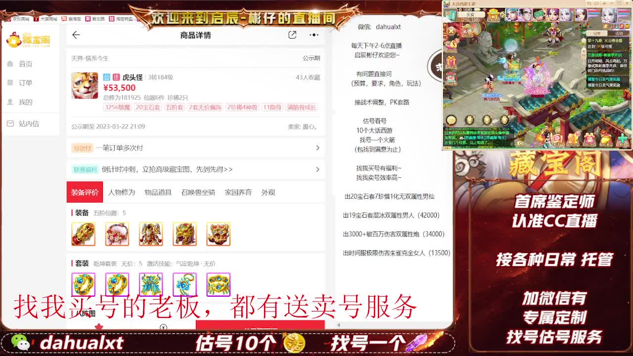 藏宝阁找号估号 第6段