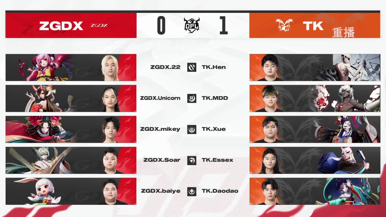 平安京OPL春季赛 第11段