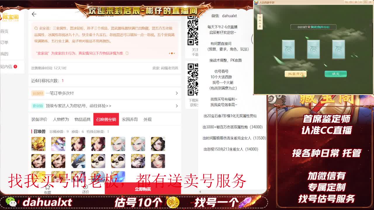 藏宝阁看号估号 第8段