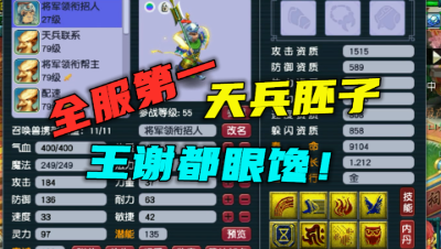 梦幻西游：敢称全服第一天兵胚子，出奇须弥双特殊，王谢都眼馋？