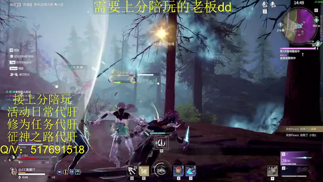 接陪,上分,修行日常各种 第2段