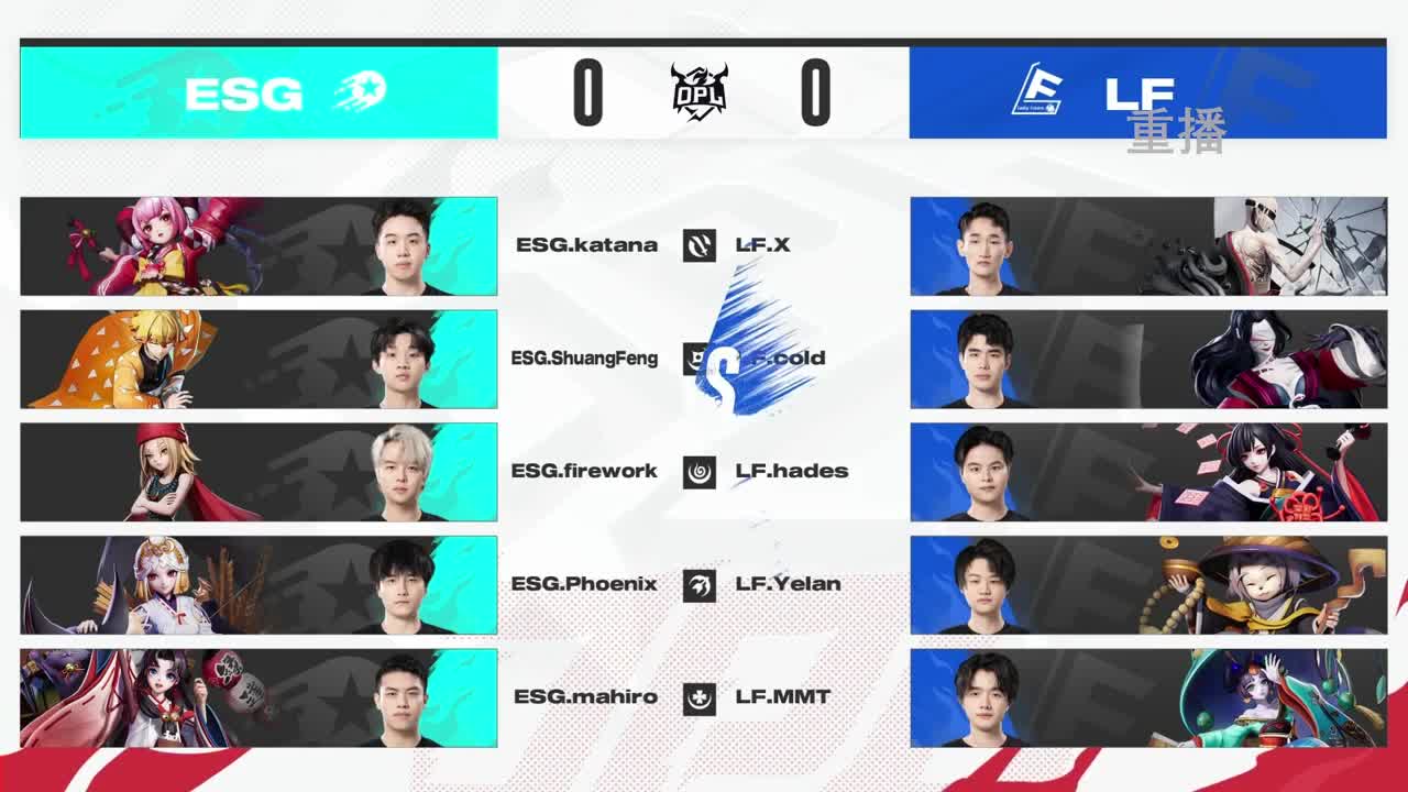 平安京OPL春季赛 第1段