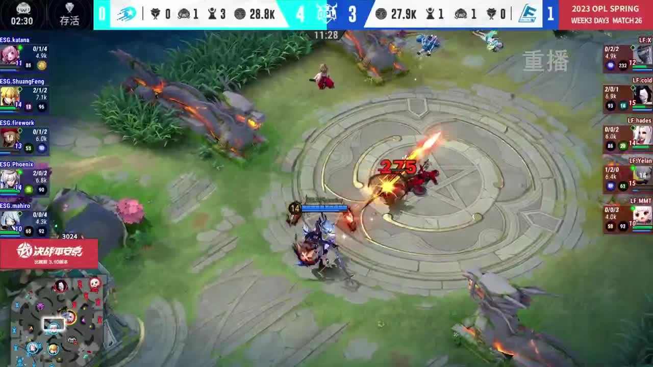 平安京OPL春季赛 第4段