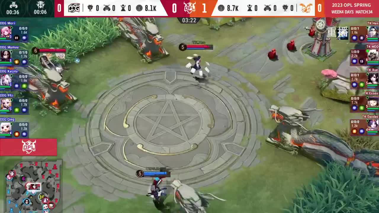 平安京OPL春季赛 第1段