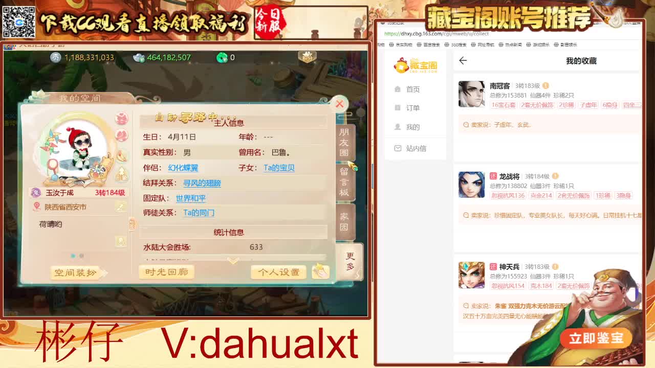 藏宝阁看号估号 第5段