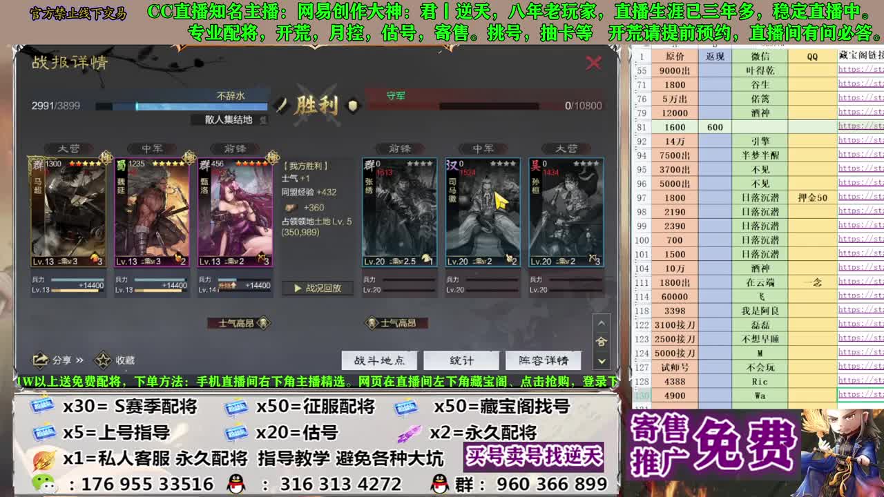 配将寄售估号开荒 第4段