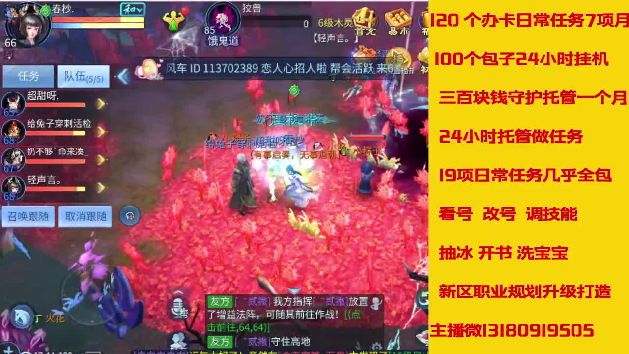 新大区看过来 托管卡龙滴滴我 第2段