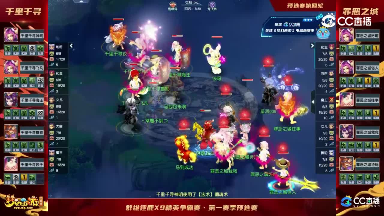 【2023群雄逐鹿】天元组第一届预选赛第四轮：罪恶之城VS千里千寻【CC情报站】