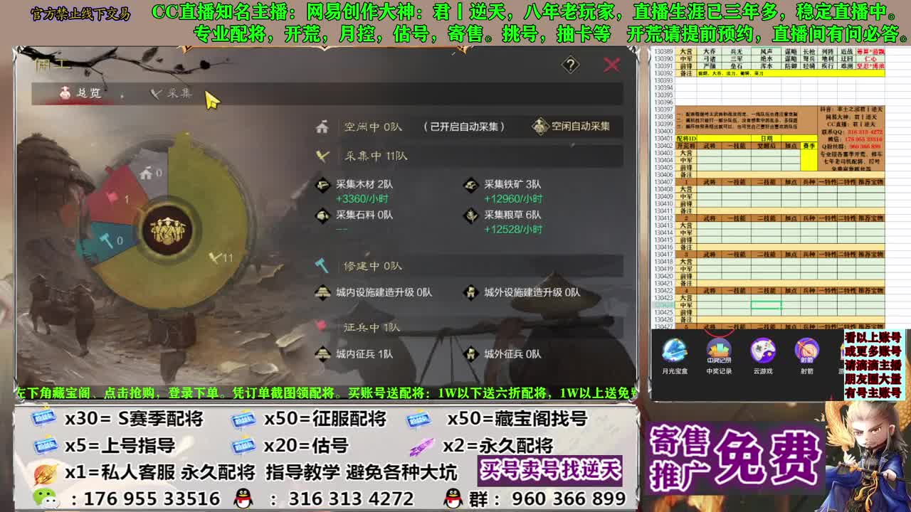 配将开荒寄售估号 第5段
