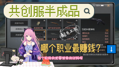 明日之后：共创服半成品配方大不同哪个职业最赚钱？