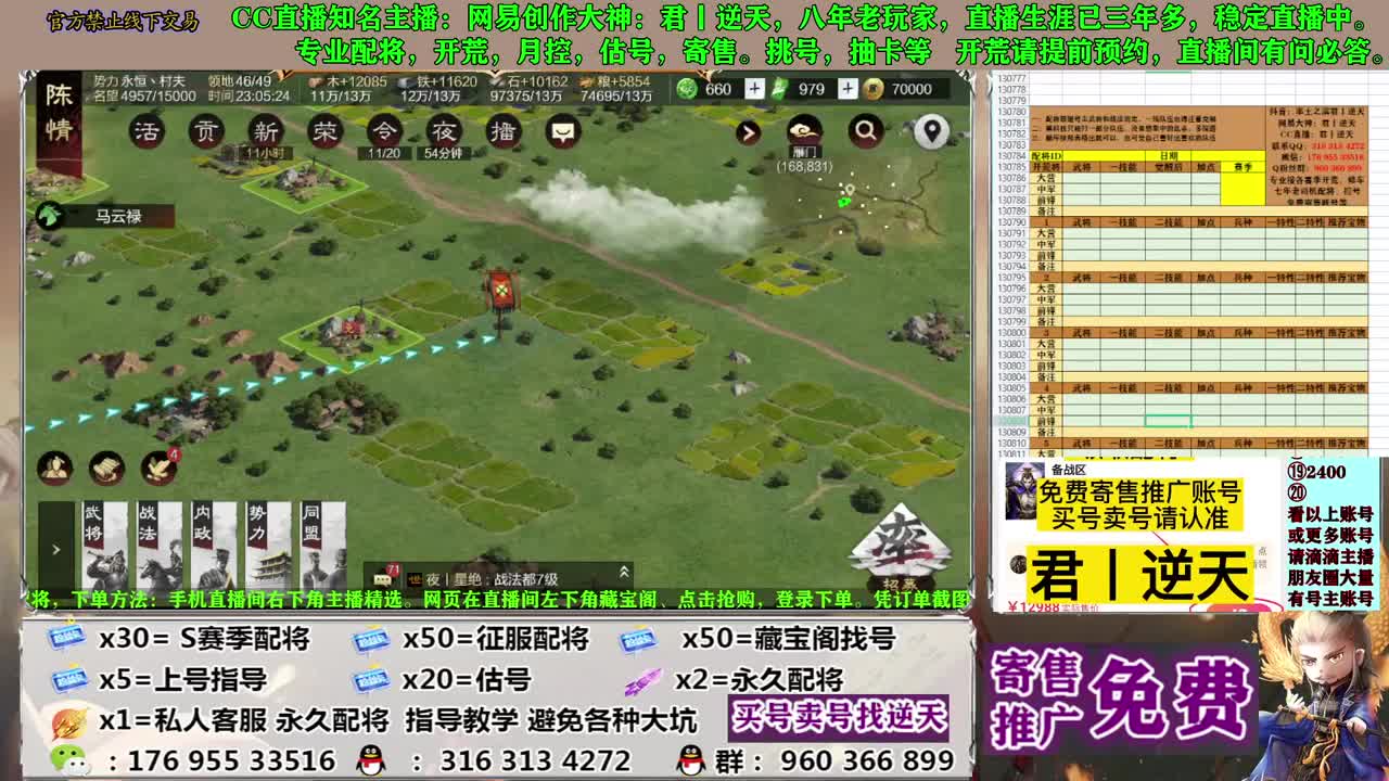 配将开荒寄售估号 第7段