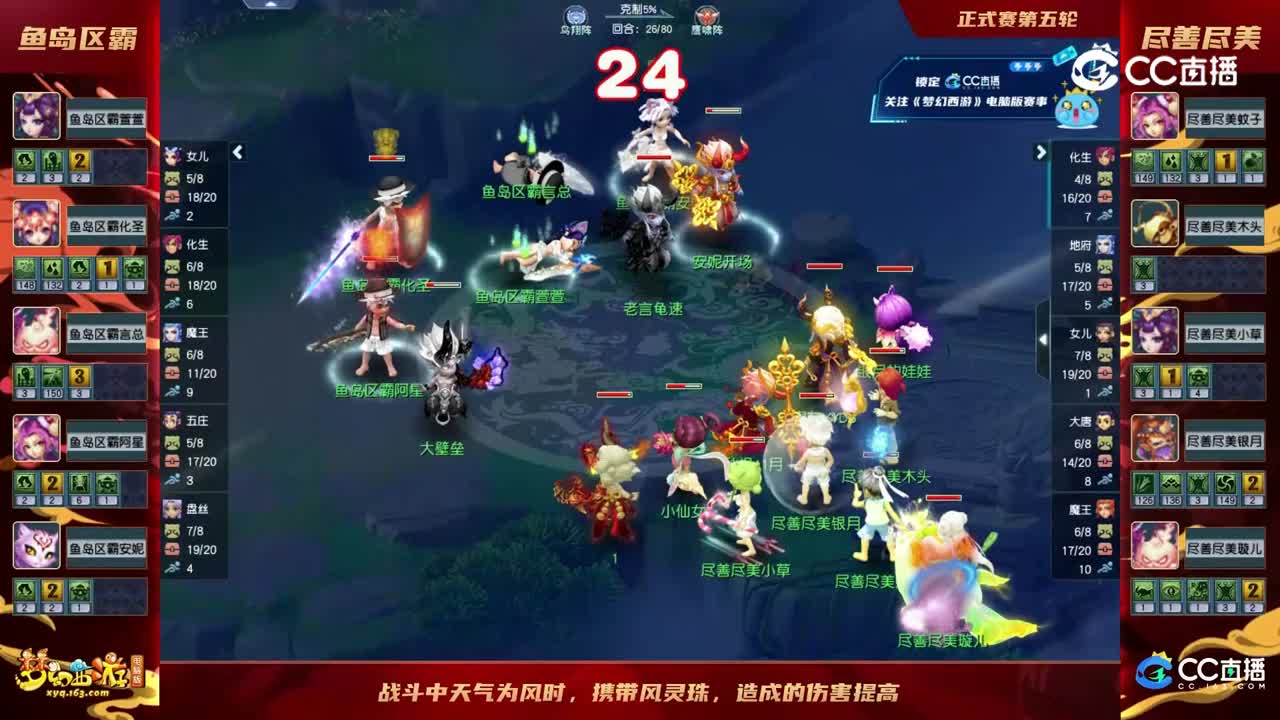 【2023群雄逐鹿】天元组第一届正式赛第五轮：尽善尽美VS鱼岛区霸【CC情报站】